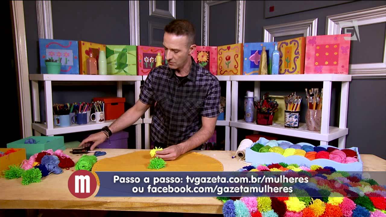 Mulheres - Faça você mesmo: tapete de pompom (27/07/15)