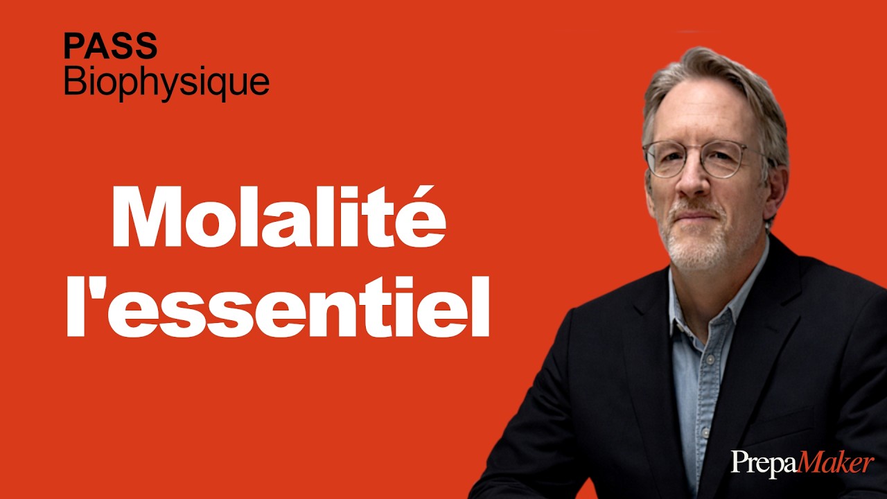 Biophysique des solutions #molalit&eacute; #osmolalit&eacute; #plasma #pass #biophysique #sorbonne #science