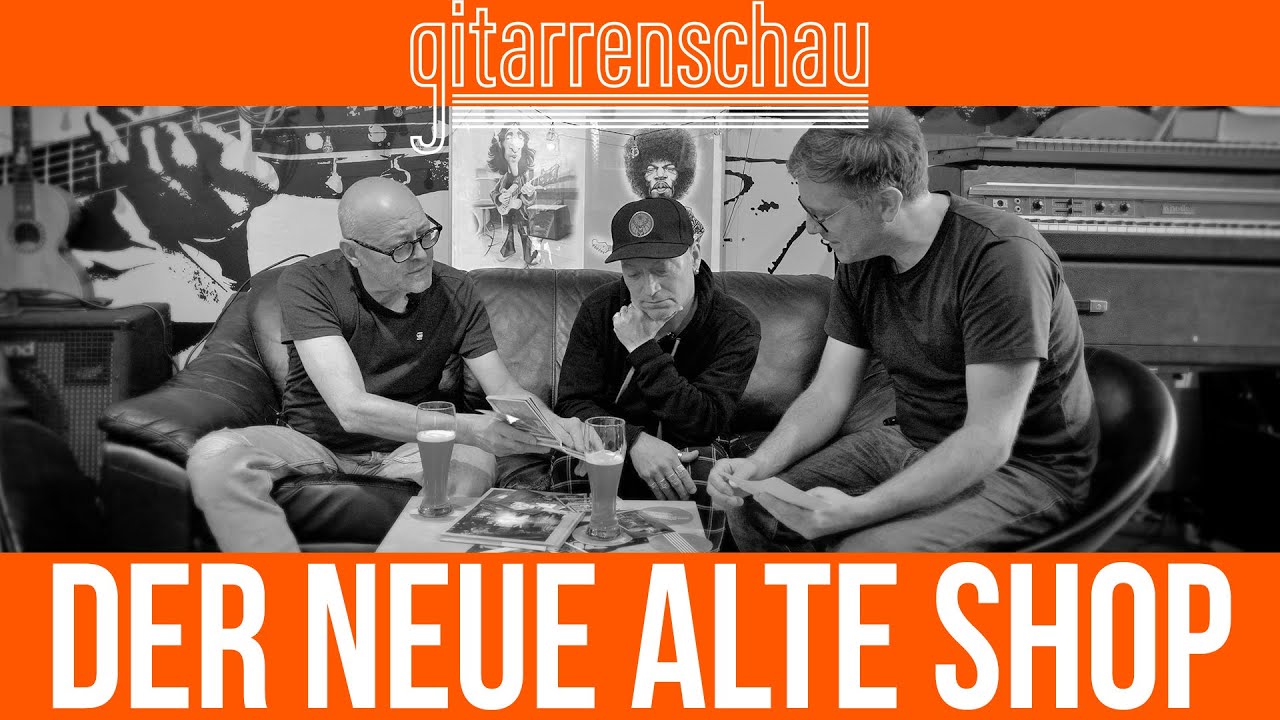 Die Gitarrenschau zu Gast bei The Music Shop in München
