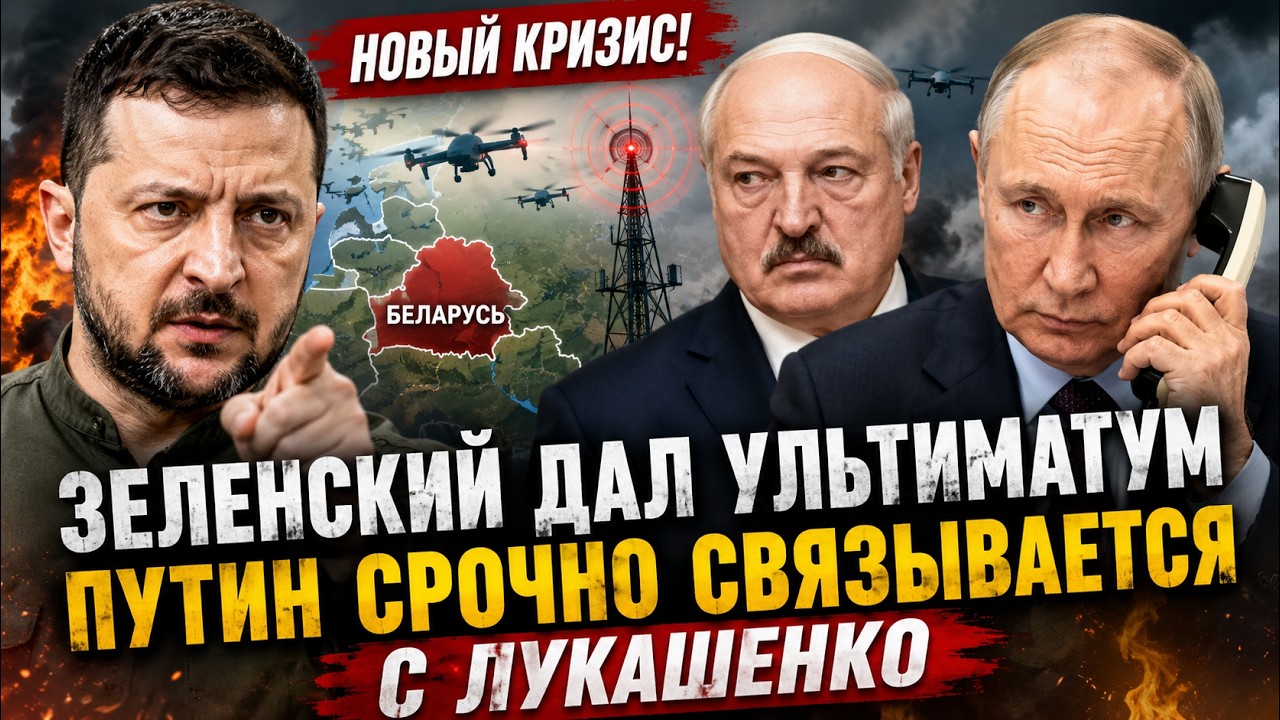 PUTIN URGENTLY CONTACTS LUKASHENKO: ZELENSKY'S ULTIMATUM TRIGGERS NEW CRISIS
