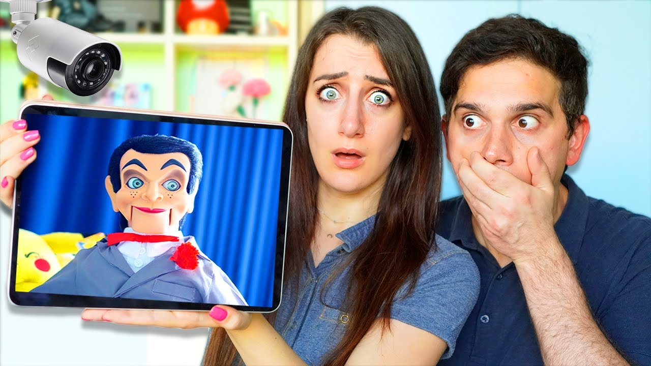 FILMIAMO LA BAMBOLA PARLANTE CON LE CAMERE DI SICUREZZA!!!!*PROVA A NON AVER PAURA EPISODIO2*