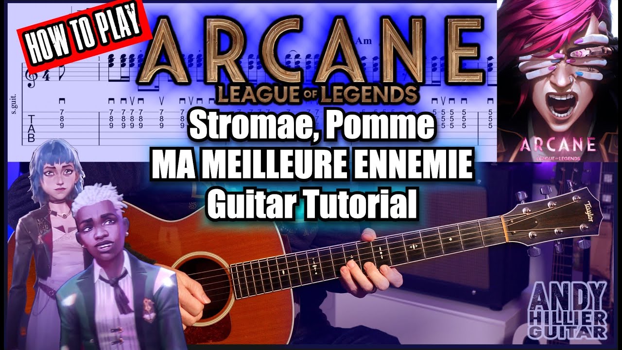 Stromae, Pomme — Учебник по игре на гитаре My Best Enemy | (Из 2-го сезона Arcane)