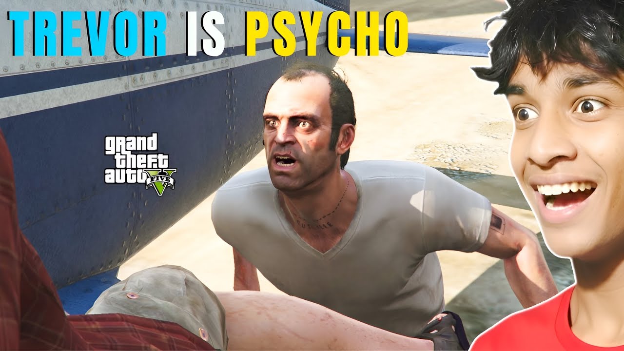 TREVOR IS PSYCHO 😱! / IN GTA5 😱 /