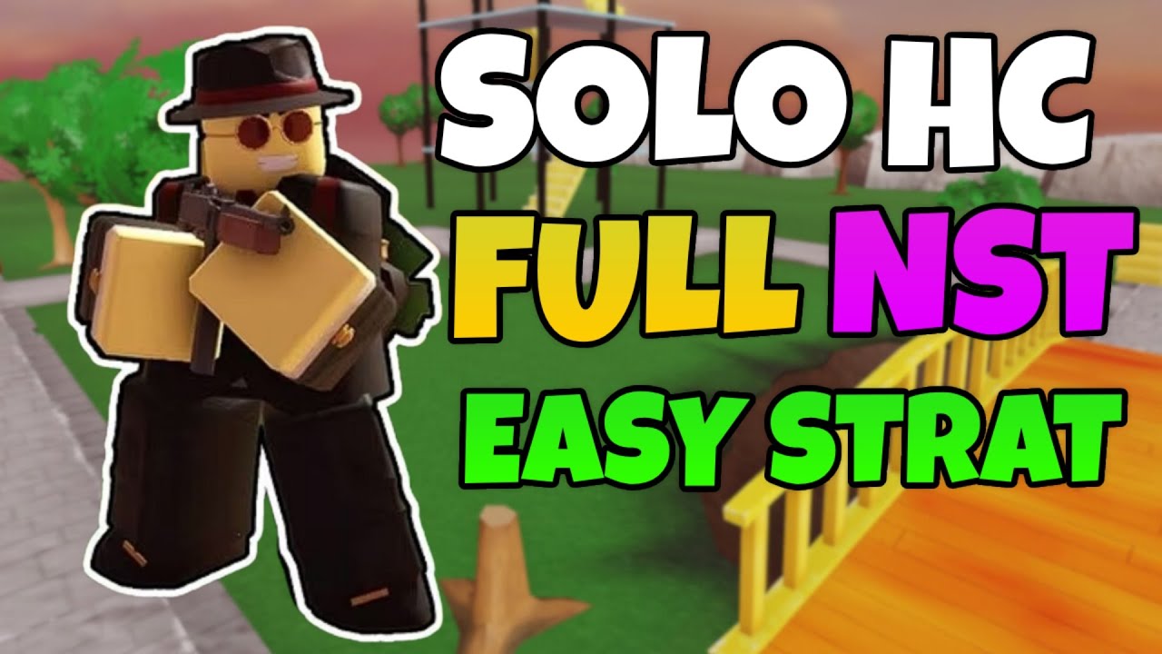 SOLO HARDCORE FULL NST + EASY GUIDE | TDS Tower Defense Simulator