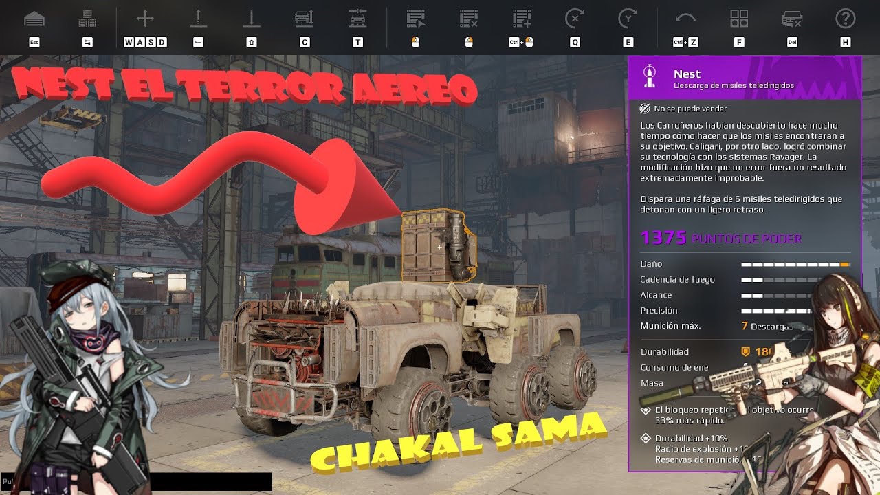 Crossout Español - Nest El Terror Aéreo !! El arma con mejor movilidad en combate !! - HD 2020 👺🛠🚗