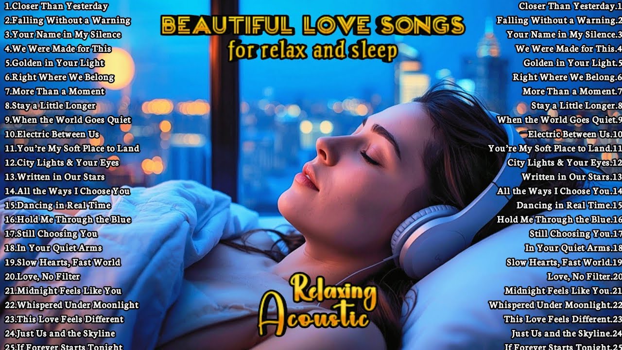 Quiet, Calm and Peaceful 🌙 Relaxing Acoustic Instrumental Music for Deep Sleep