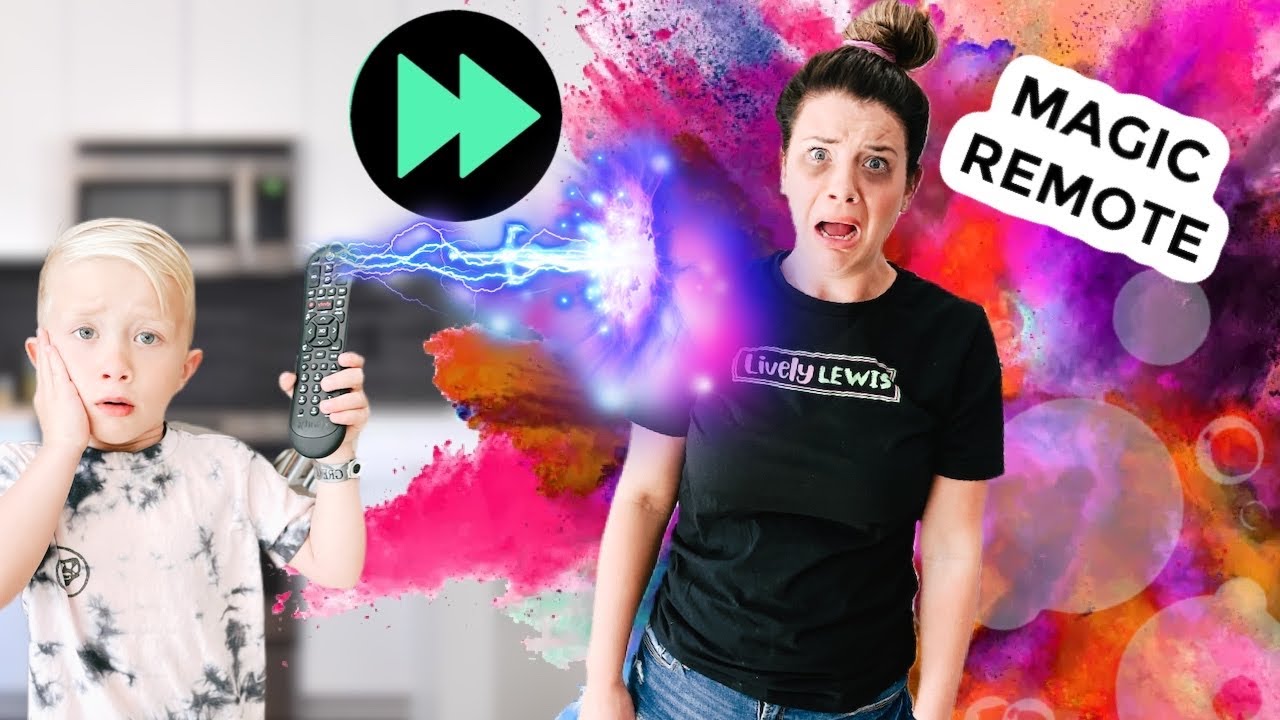 SNEAKY Jokes on MOM!!!  MAGIC Pause REMOTE!!!
