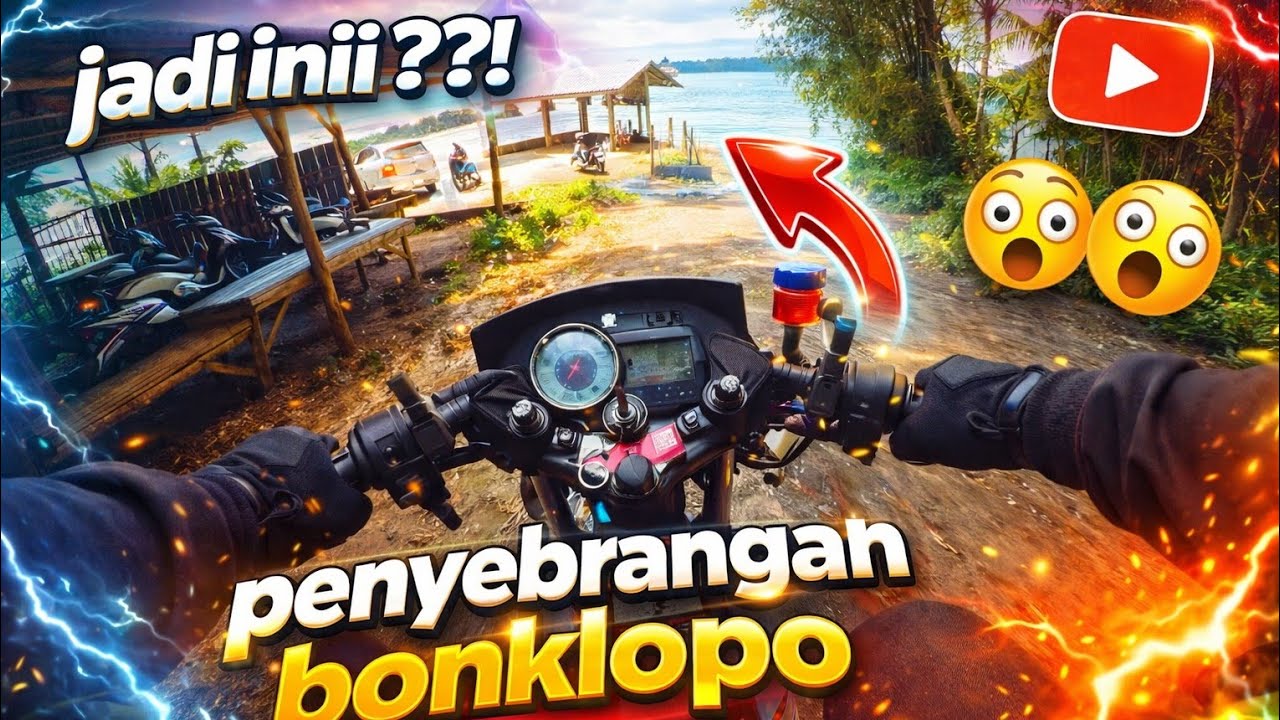 OHH INI !!.. DANAU BONKLOPO || MOTOVLOG KE ARAH BONKLOPO