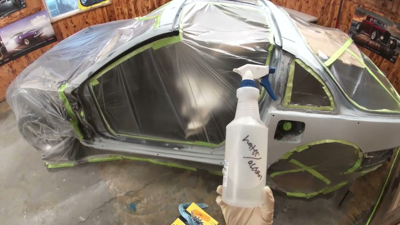 Painting a 300ZX Black