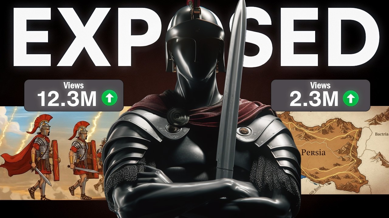 Как я создаю ВИРУСНЫЕ исторические видеоролики, используя ТОЛЬКО ИИ!