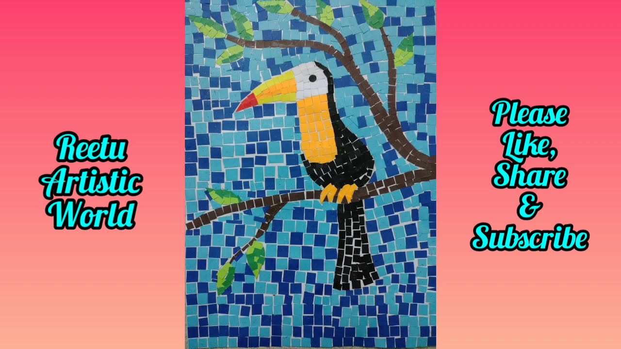 Mosaic Art / How to Make Mosaic Art with Paper