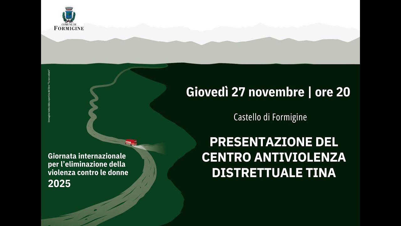 PRESENTAZIONE DEL CENTRO ANTIVIOLENZA DISTRETTUALE TINA 27/11/2025