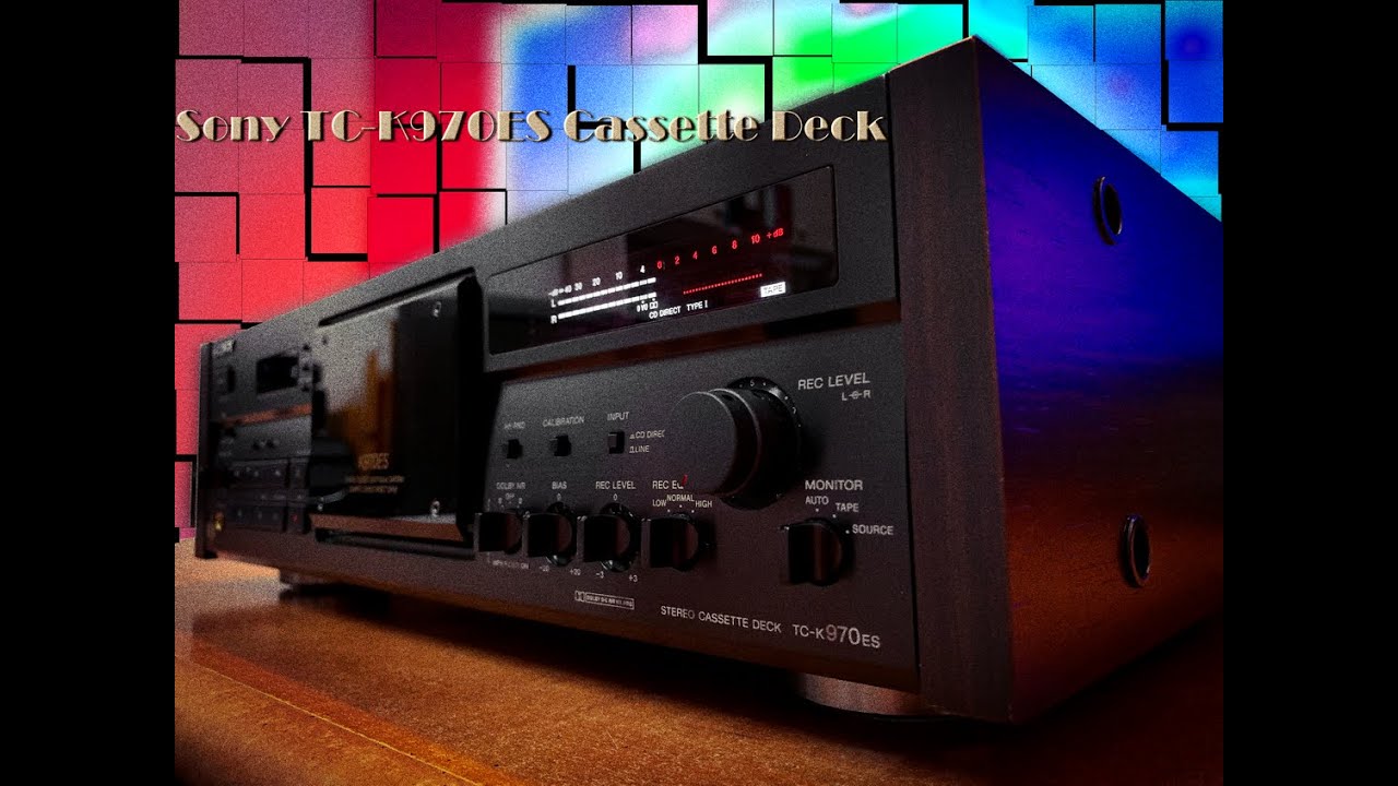 Sony TC-K970ES Premium Vintage 3-Heads Cassette Deck