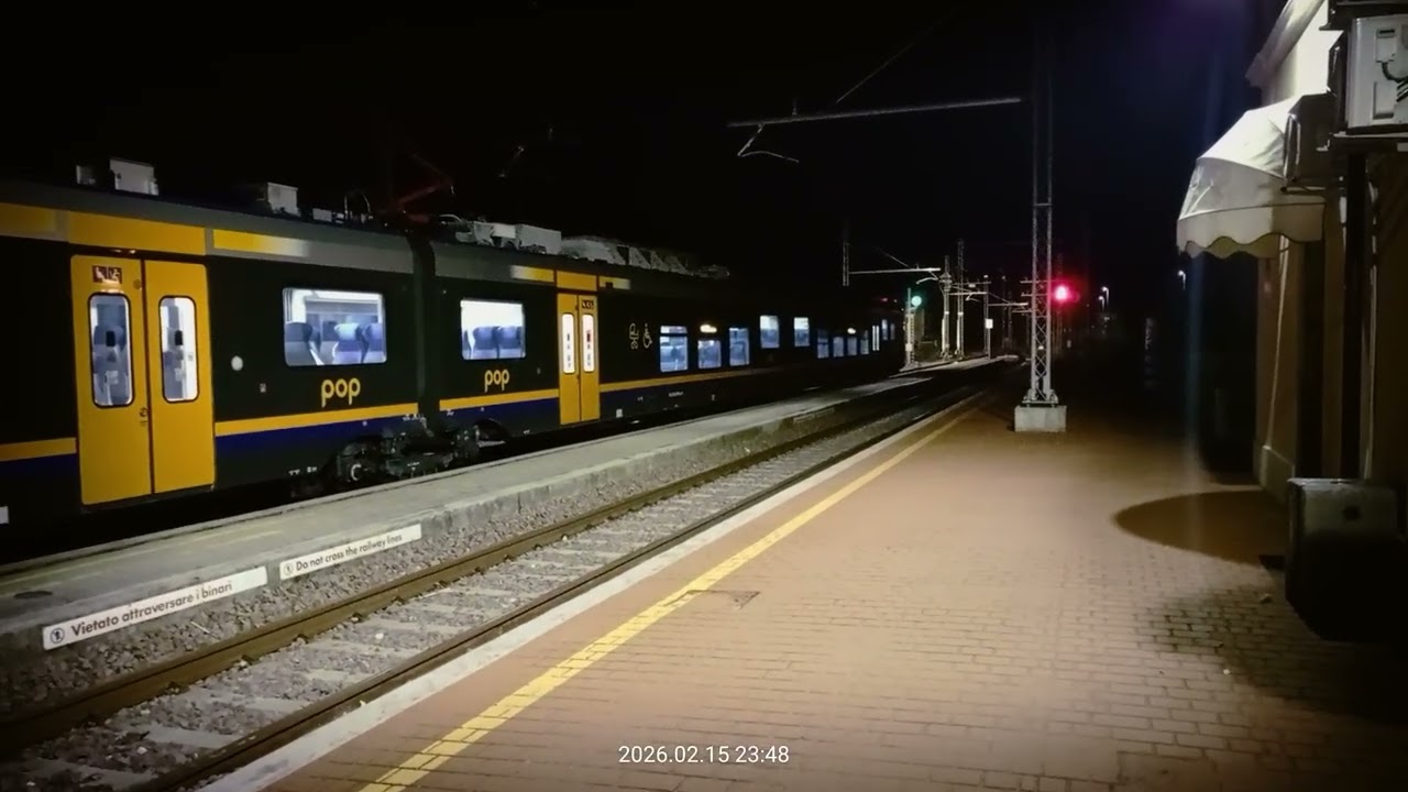 Treno regionale per Padova proveniente da Belluno dalle ore 23:46