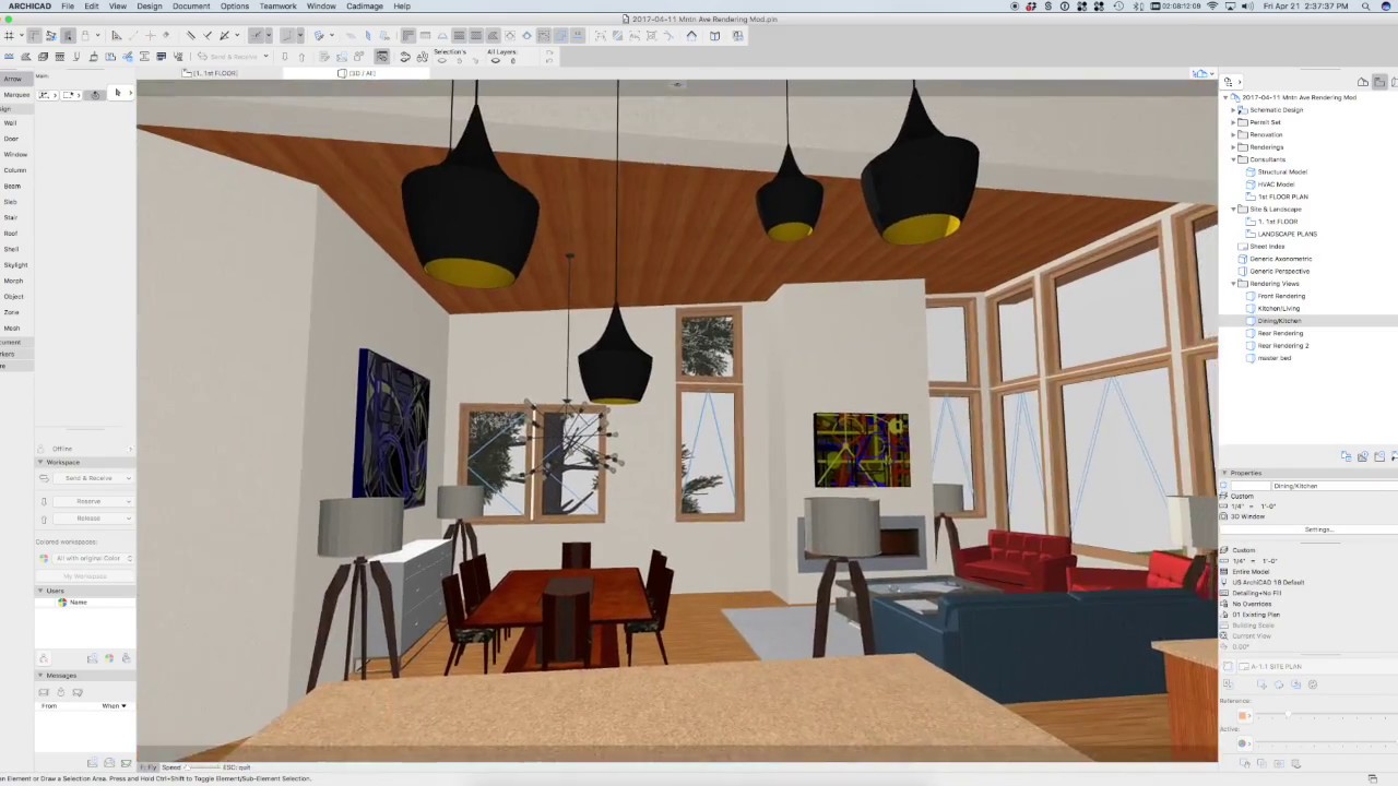 ARCHICAD Marquee for 3d Interior Views