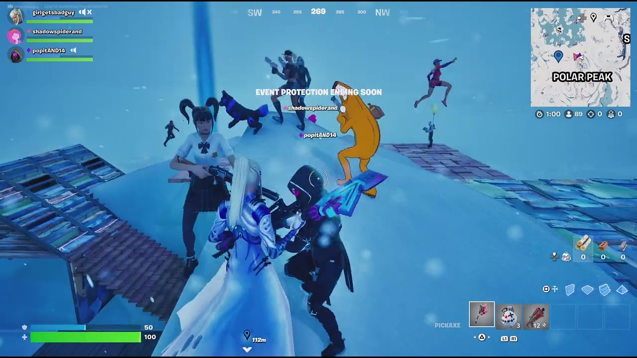 Full Fortnite Ice storm event remake