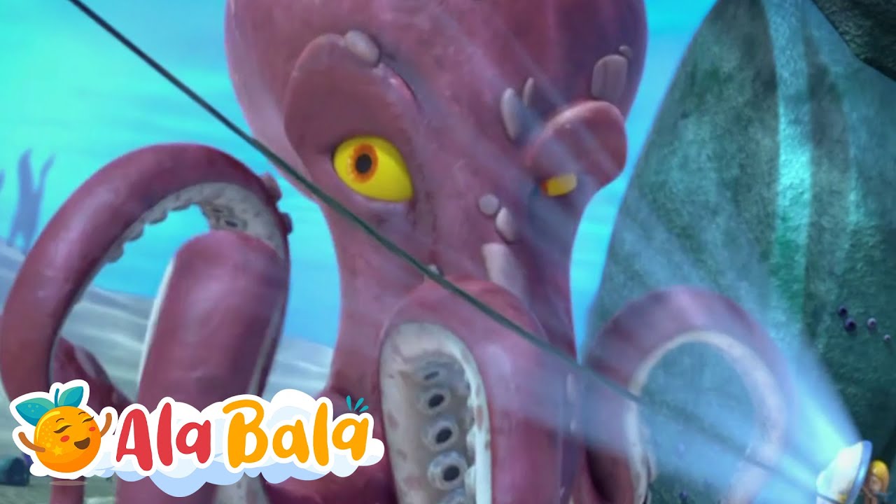 🦑 Vic Vikingul - Krakenul 🌊  | Desene animate in romană - AlaBala