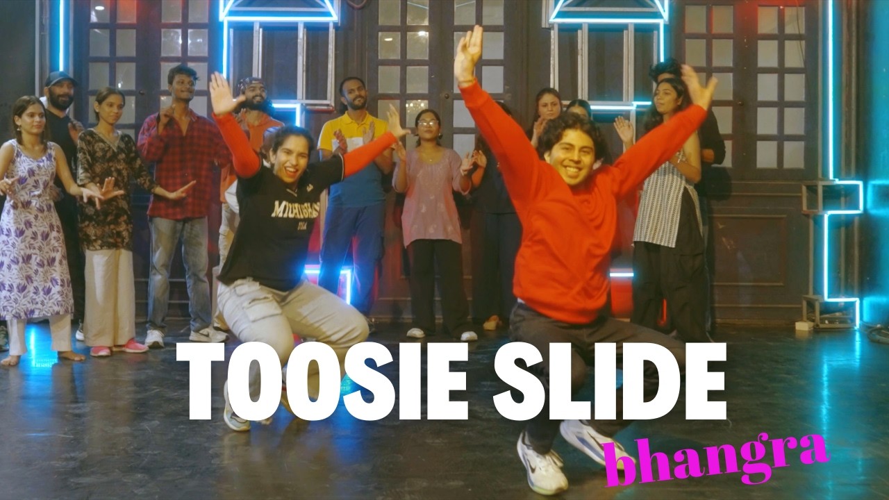 Toosie Slide | High Energy | Bhangra Choreography | Workshop Mumbai | Bhangra Funk Dance by Aryaman