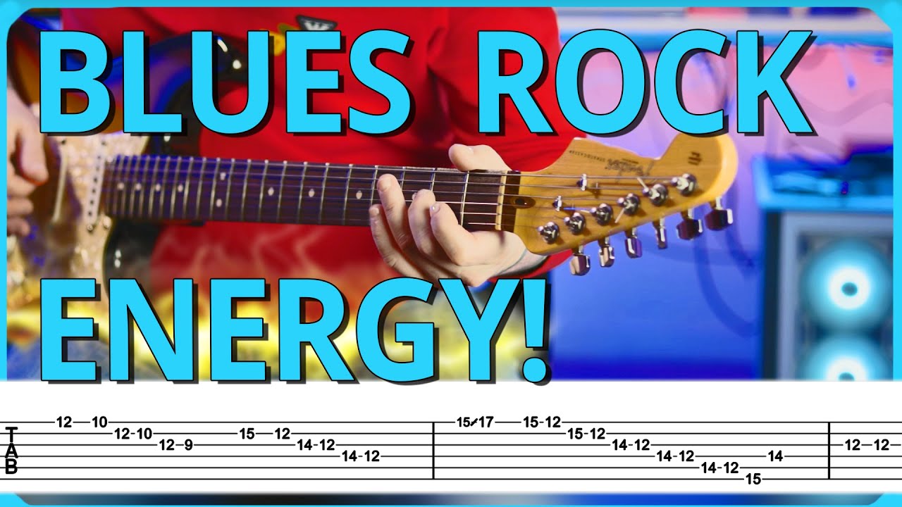 Blues Rock POWER! Killer RIFF & SOLO with TABS