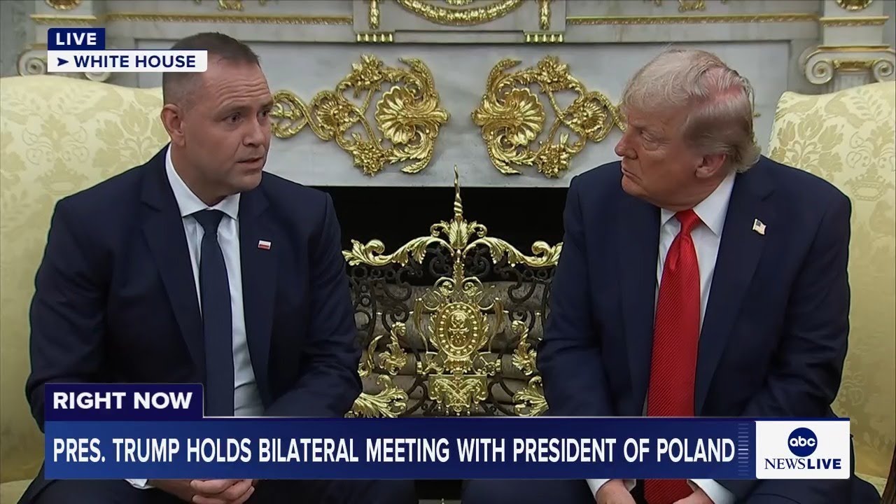 LIVE: Pres. Trump holds bilateral meeting with president of Poland