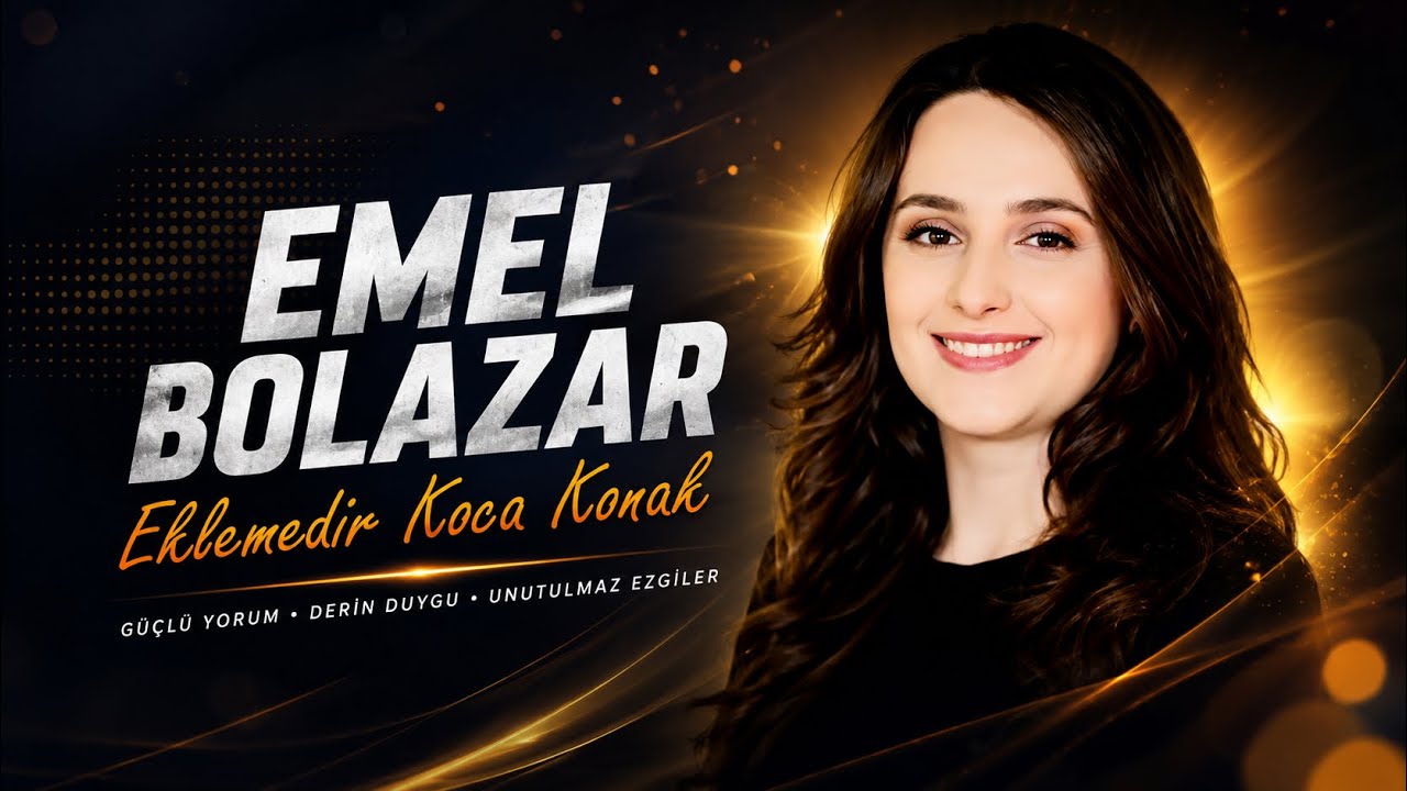 EMEL BOLAZAR  -  Eklemedir koca konak (Official Video) 4K /Akustik/