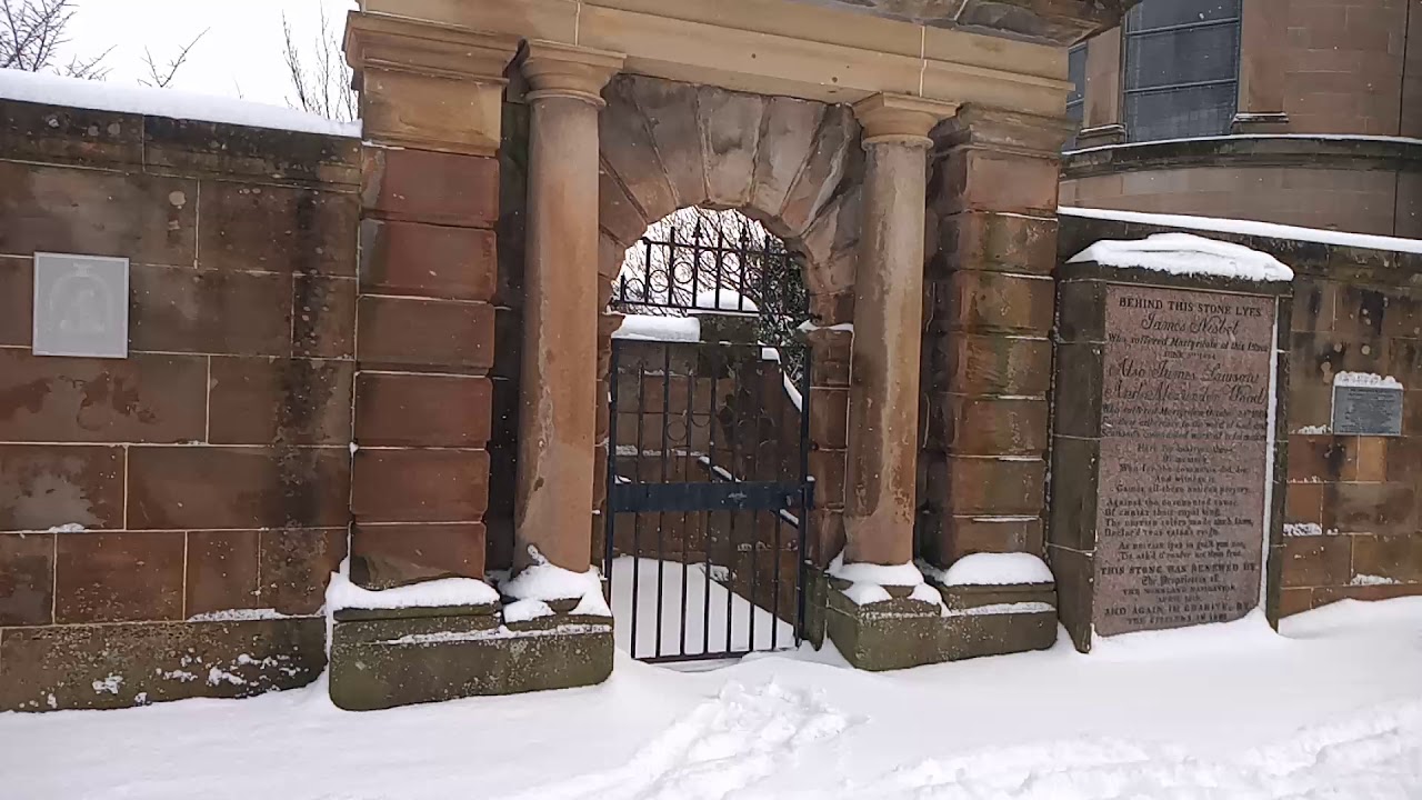 Duke Street prison wall and cathedral House hotel
