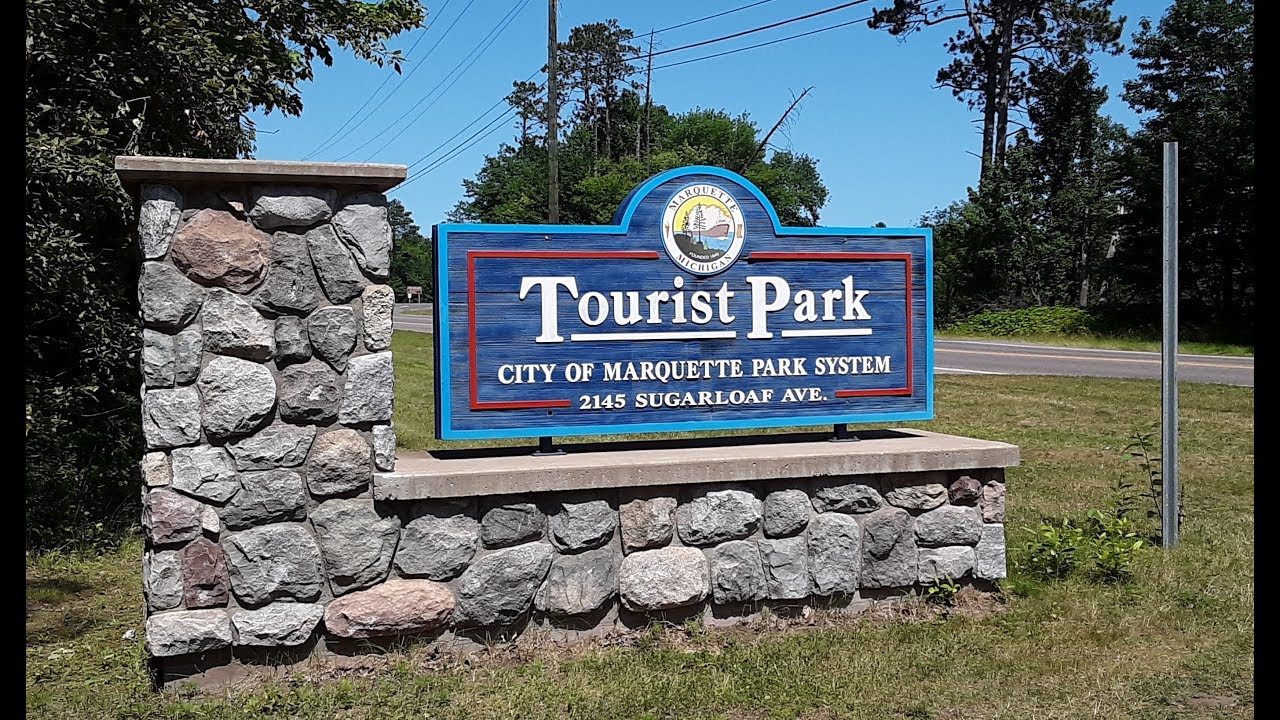 Marquette Tourist Park Full Campground Tour - Marquette MI (Da Yoop)