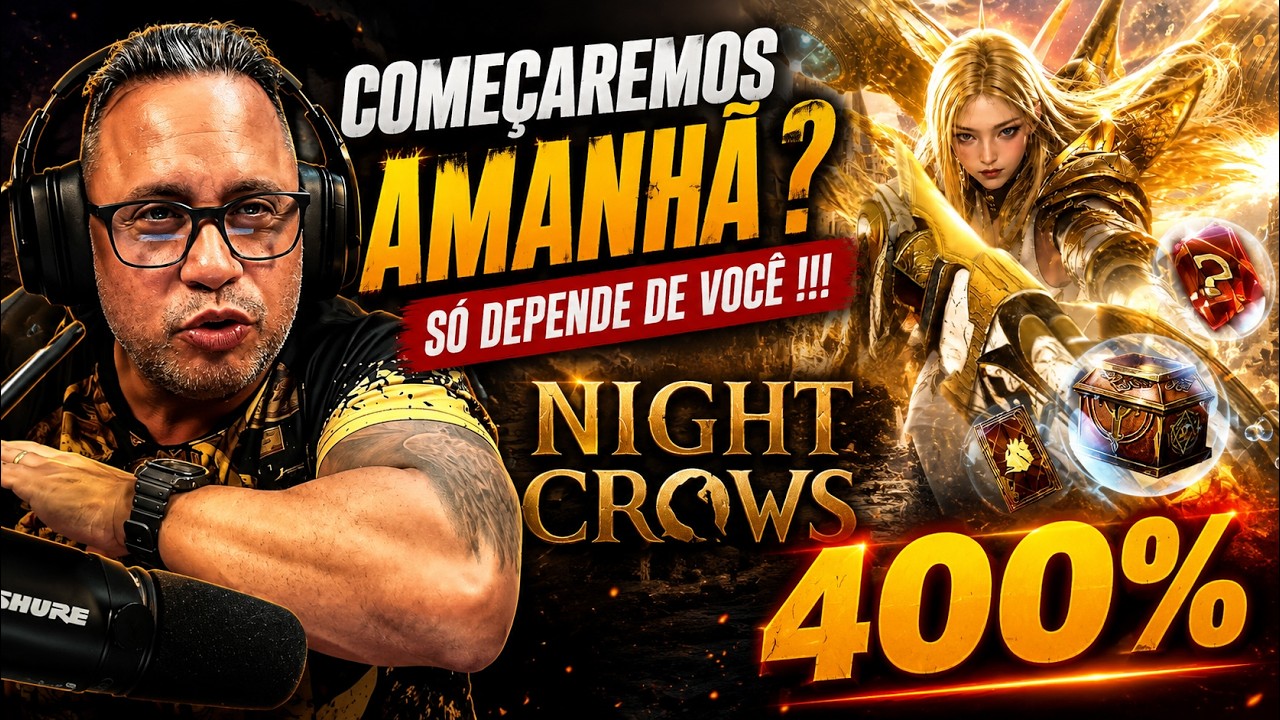 NIGHT CROWS CROW FRONTIER SERVER BOOSTER 400% LAN&Ccedil;A HOJE