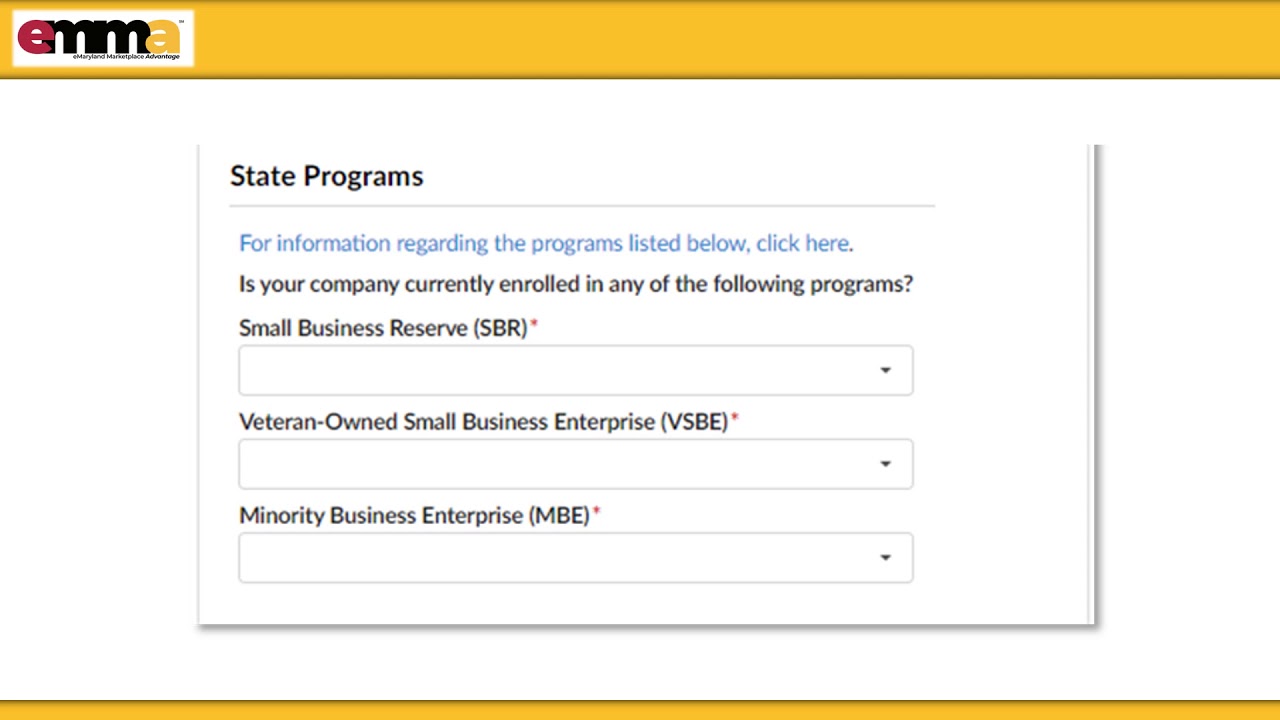 1. Vendor Registration