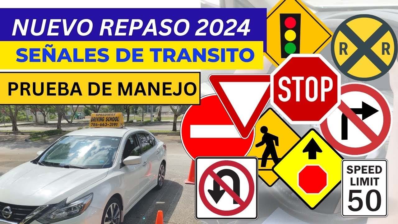 2025 PREGUNTAS DEL EXAMEN TEORICO  DE MANEJO -SEÑALES DE TRANSITO.LICENCIA DE CONDUCIR EN USA
