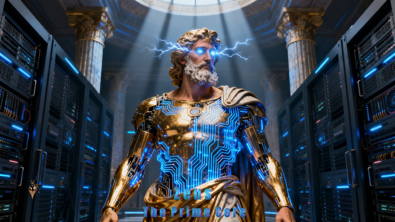 Zeus -The Prime Core – Iron Pendulum | Digital Myth Reborn