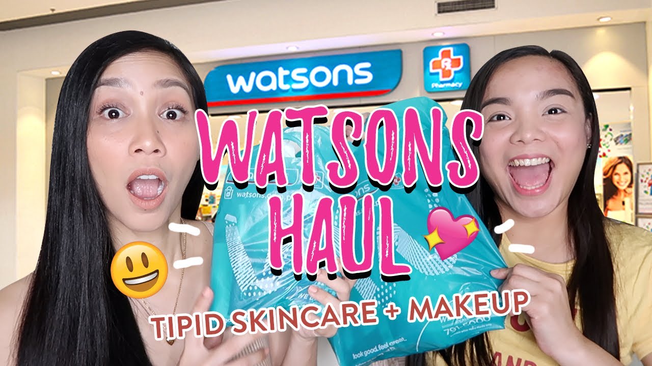 1000PHP WATSONS HAUL 2019 (SKINCARE + MAKEUP)