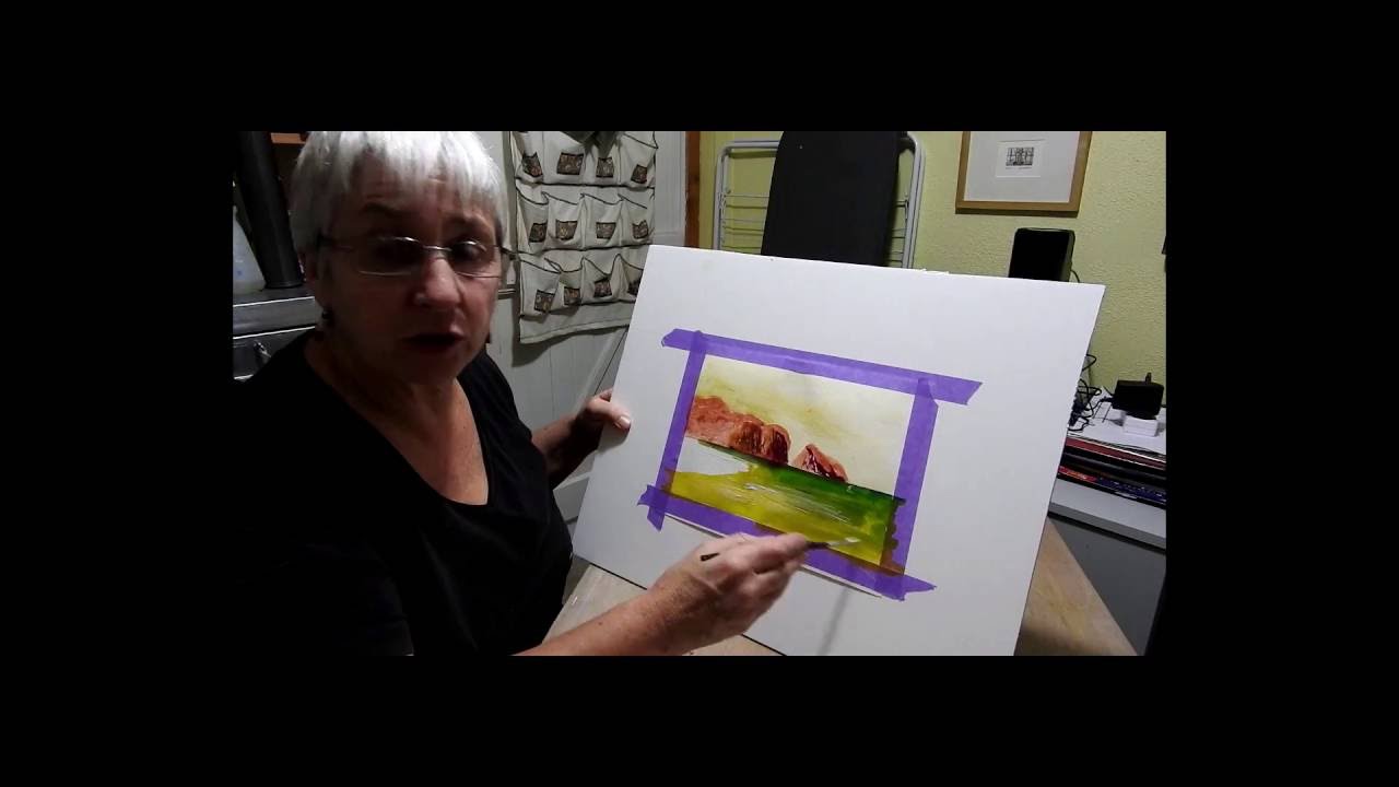 How to underpaint with acrylic inks - pastel painting course 8