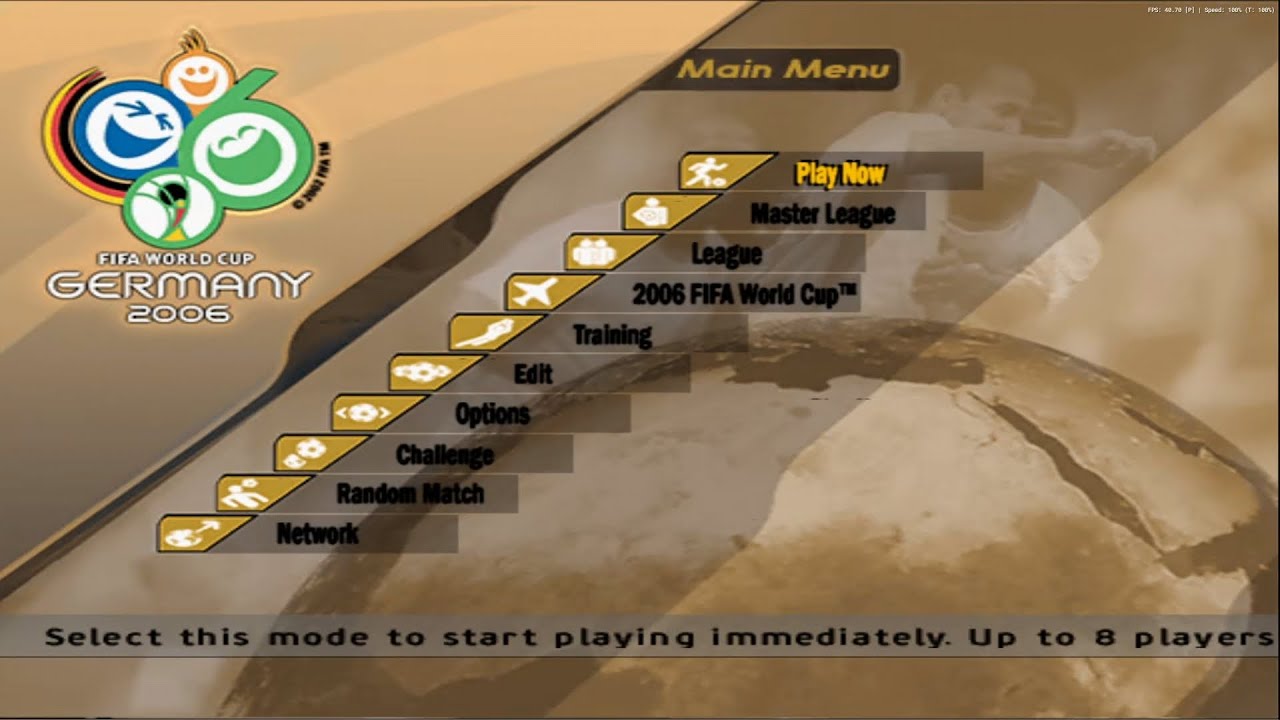 PES 6 PS2 - The Original Season patch World Cup 2006 Edition, 2006-07 season by jackallan EvoWeb