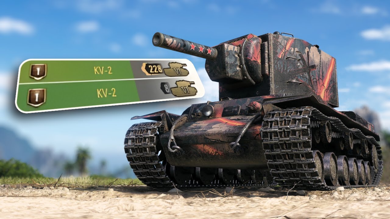 КВ-2: Двойной Монстр, Бесконечная Резня - World of Tanks