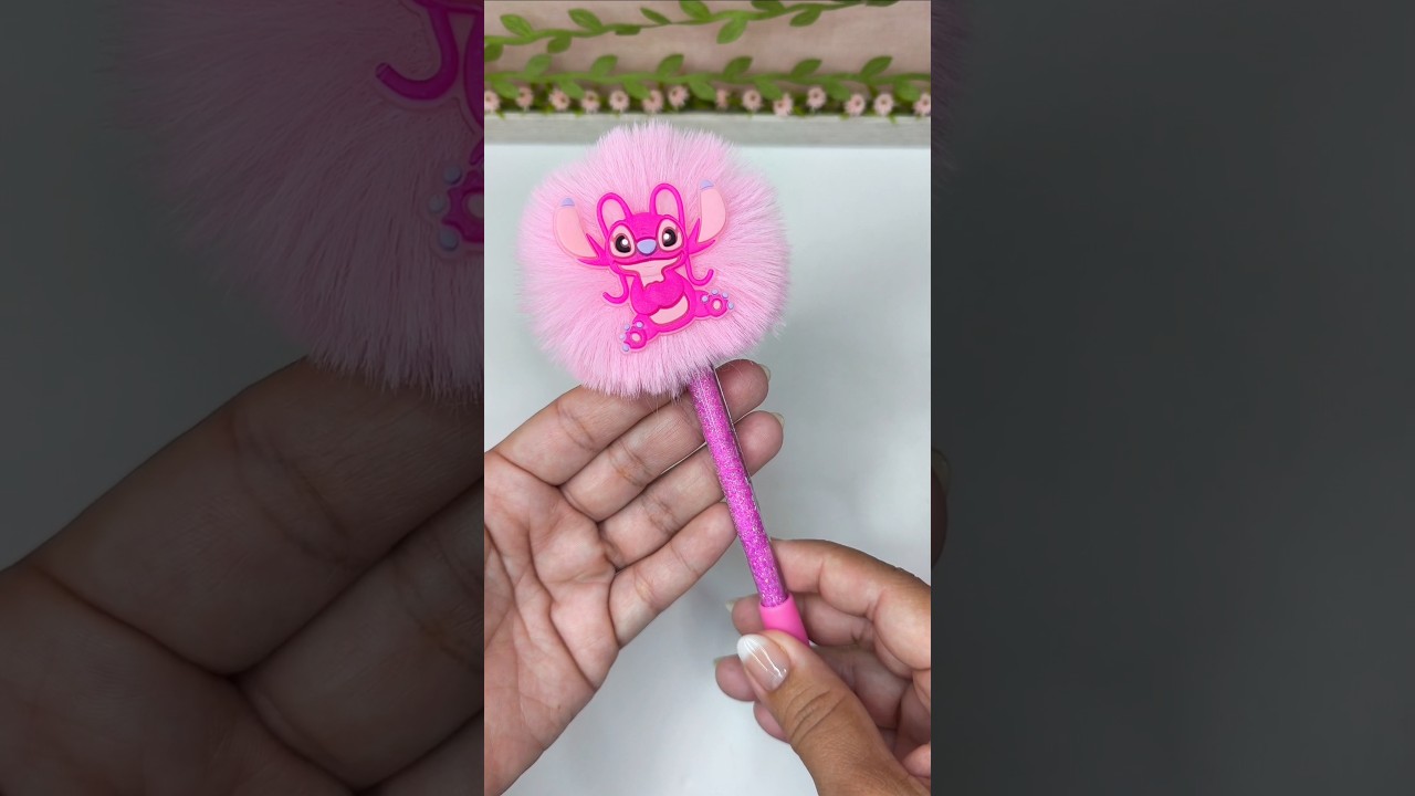 Caneta Personalizada Com Glitter 😍 #diy