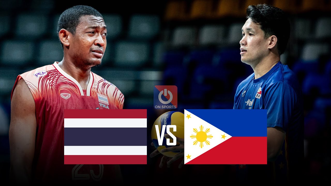 Full HD | Thailand vs. Philippines | Kissada Nilsawai vs. Kim Malabunga Men's ASEAN Volleyball