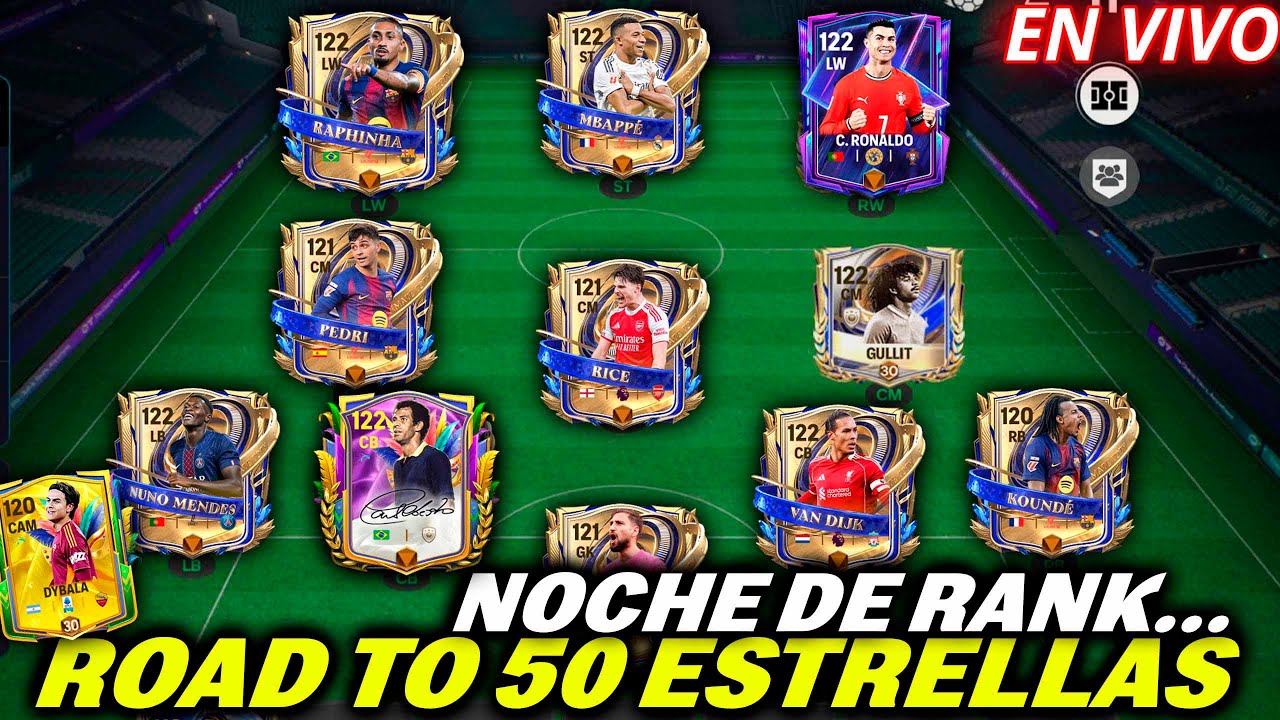 RANKEANDO CON ESTE EQUIPAZO RUMBO A LAS 50 ESTRELLAS | FC 26 MOBILE