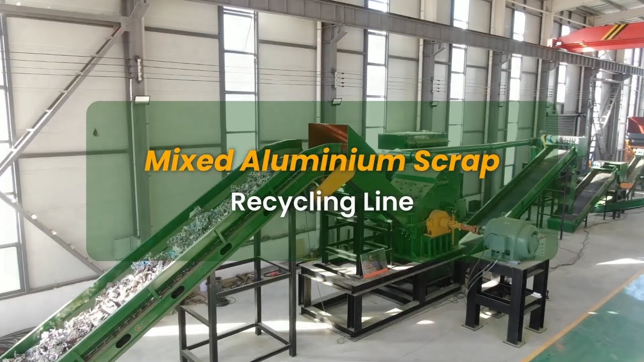 Mixed Aluminium Scrap Recycling | Metal and Non-metal Sorting Process