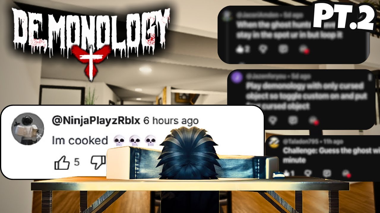 Doing YOUR Insane Challenges in Demonology Roblox! | Pt.2