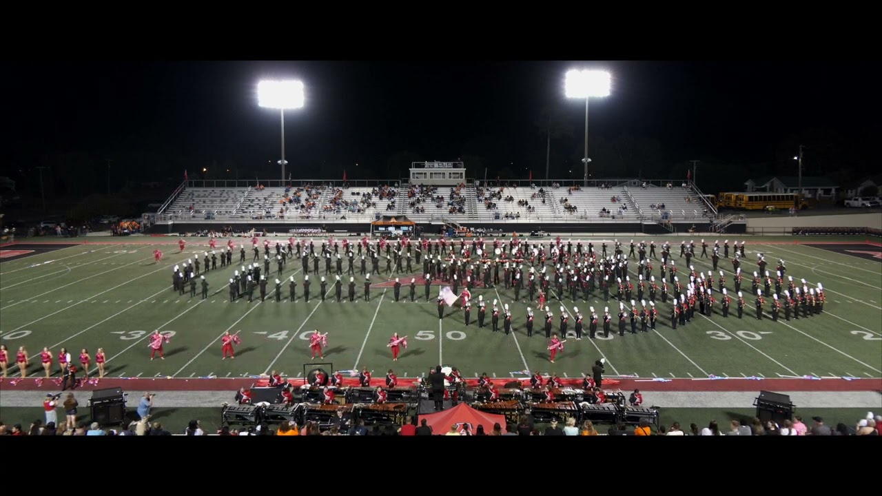 Albertville High School Aggie Band Wide Angle 09202024