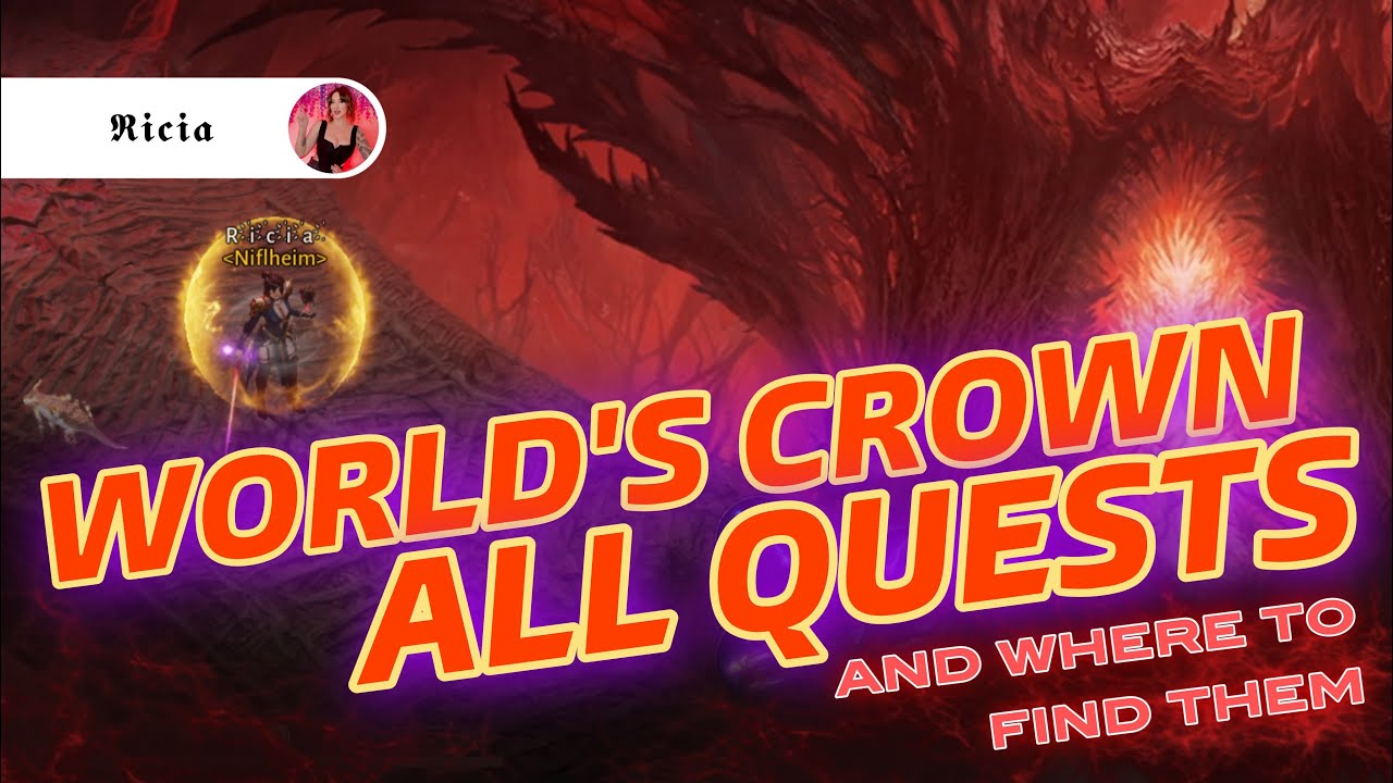 WORLD&rsquo;S CROWN - ALL EXPLORATION QUESTS AND WHERE TO FIND THEM! Diablo Immortal Guide Ricia.