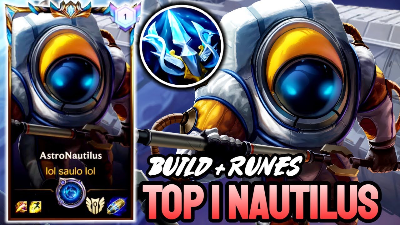 WILD RIFT NAUTILUS - TOP 1 NAUTILUS GAMEPLAY - CHALLENGER RANKED