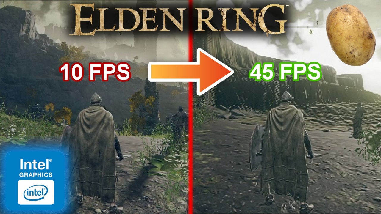 How to run Elden Ring smoothly on Low-end PC Lag Fix (Intel HD Graphics)