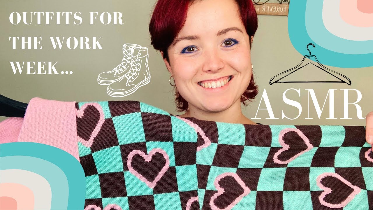 OUTFITS 👢 for the work week! 👩🏽‍💼👟👗 ASMR style - softly spoken 🗣️ Enjoy and relax 🧘🏽‍♀️😴🪴