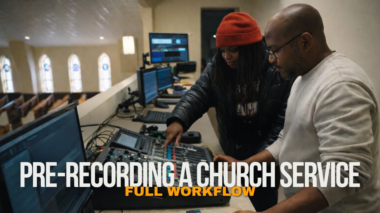 Behind the Scenes: Pre-Recording a Church Service