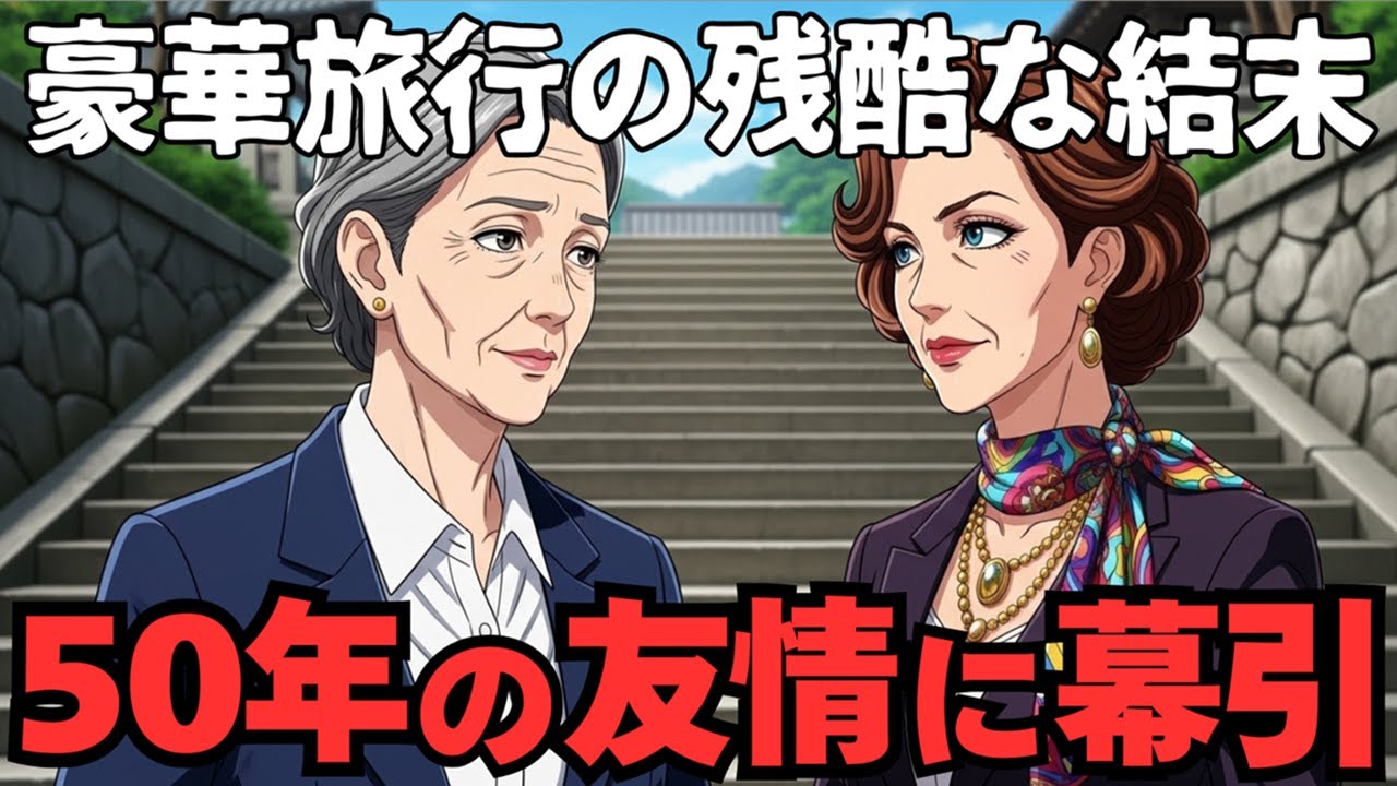 【60代の決断】50年の友情を終わらせた最後の旅。親友の無神経な言葉に、静かに「非表示」を押した理由。| シニアの人間関係 | 老後の幸せ | 老後の友達