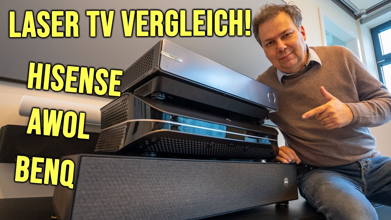 Exklusiver RGB Laser TV Vergleich:  Awol LTV-3000 vs. BenQ V5000i vs. Hisense PX-2 Pro