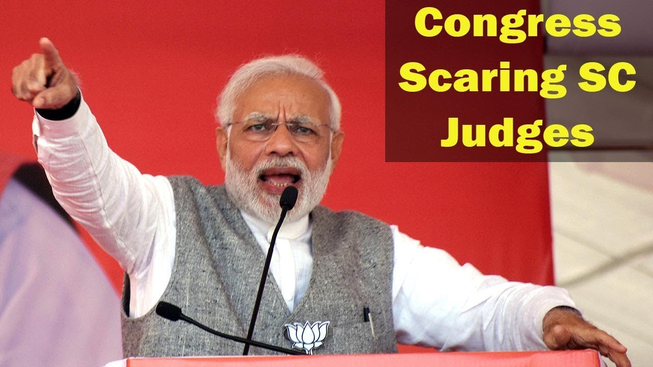 Congress scares SC judges with impeachment to delay Ayodhya case hearing: PM Modi