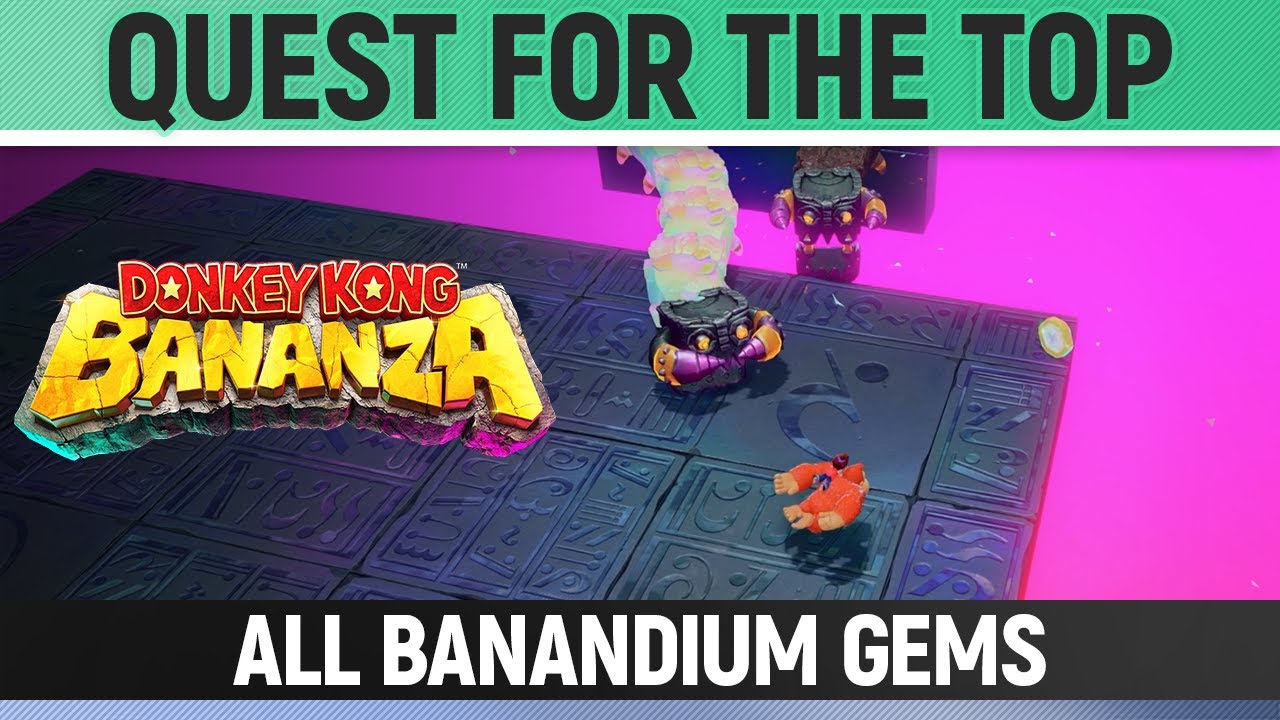 Donkey Kong Bananza - Quest for the Top - All Banandium Gems - Groove Layer Challenge 1